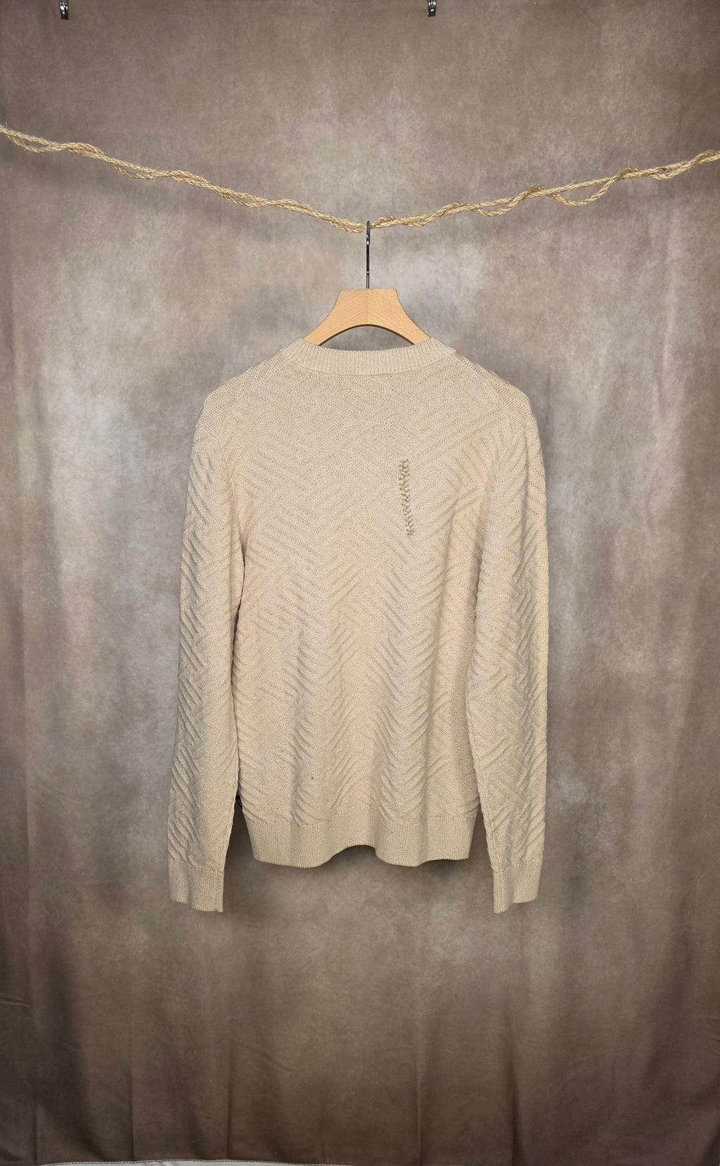 Maglia girocollo in cotone organico