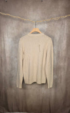 Maglia girocollo in cotone organico