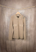 Cardigan in maglia a camicia