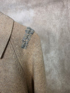 Cardigan in maglia a camicia