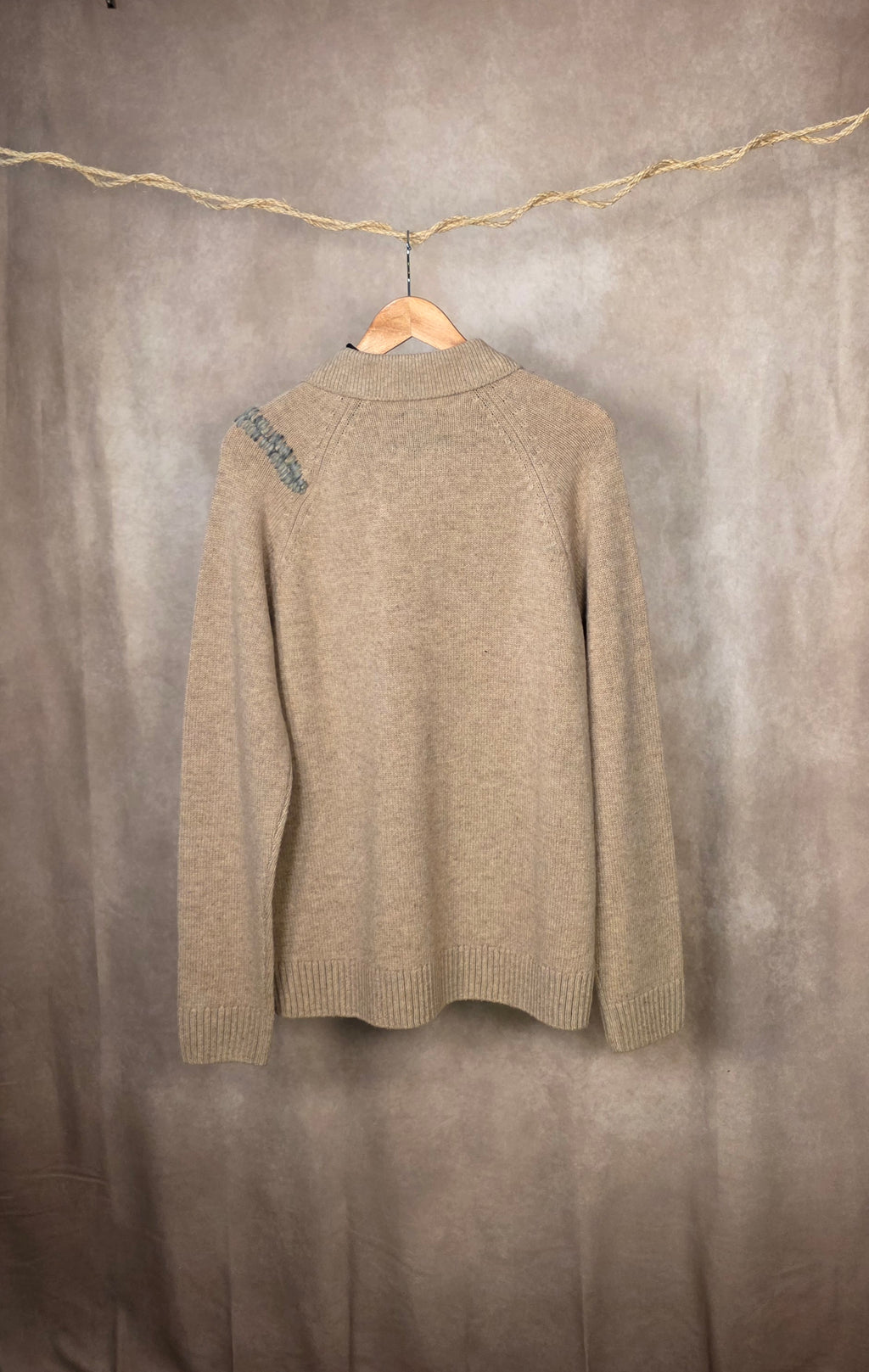 Cardigan in maglia a camicia