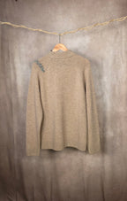 Cardigan in maglia a camicia