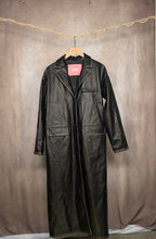 Cappotto lungo in ecopelle