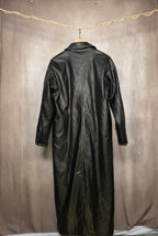 Cappotto lungo in ecopelle