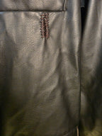 Cappotto lungo in ecopelle