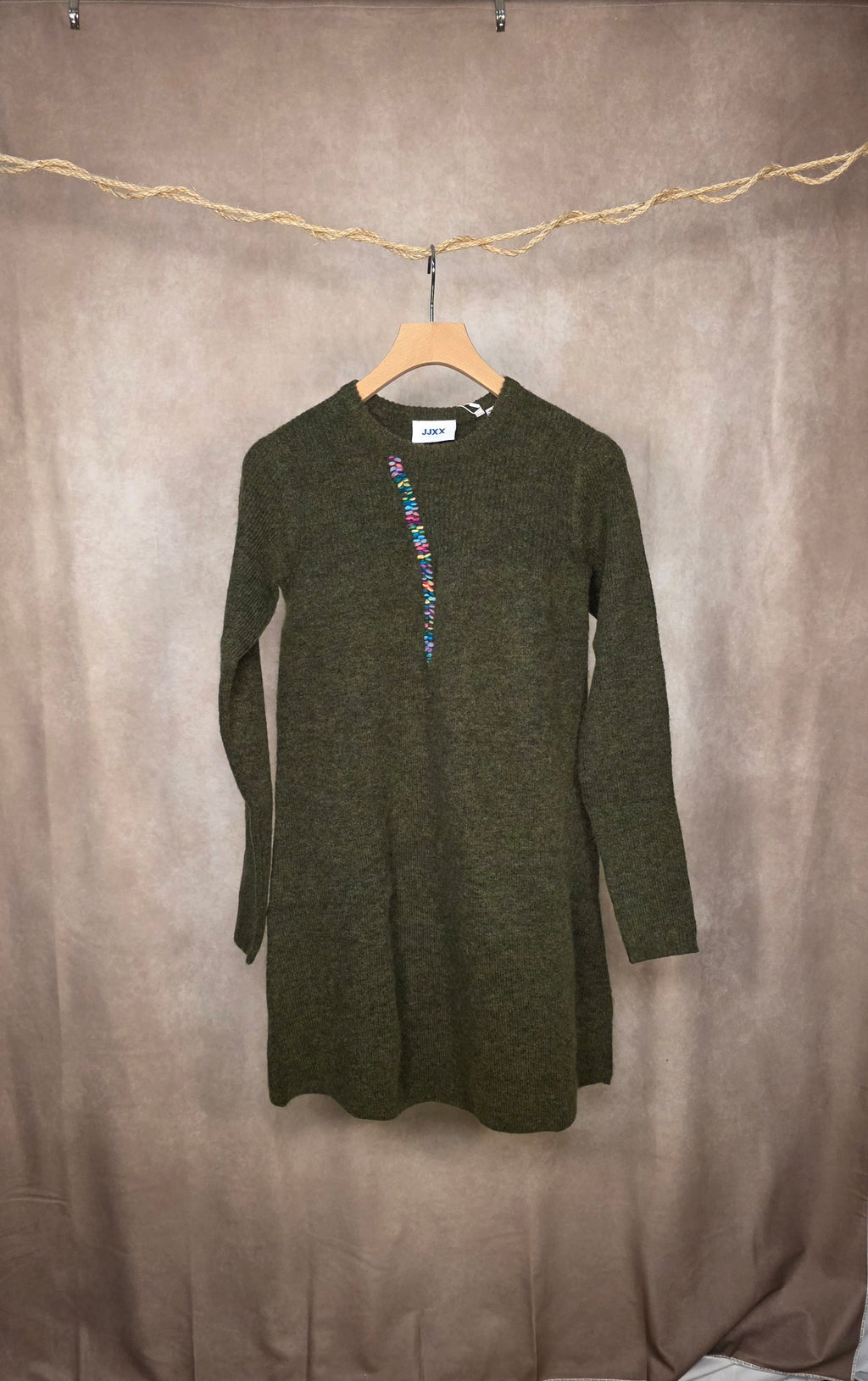 Abito mini in maglia
