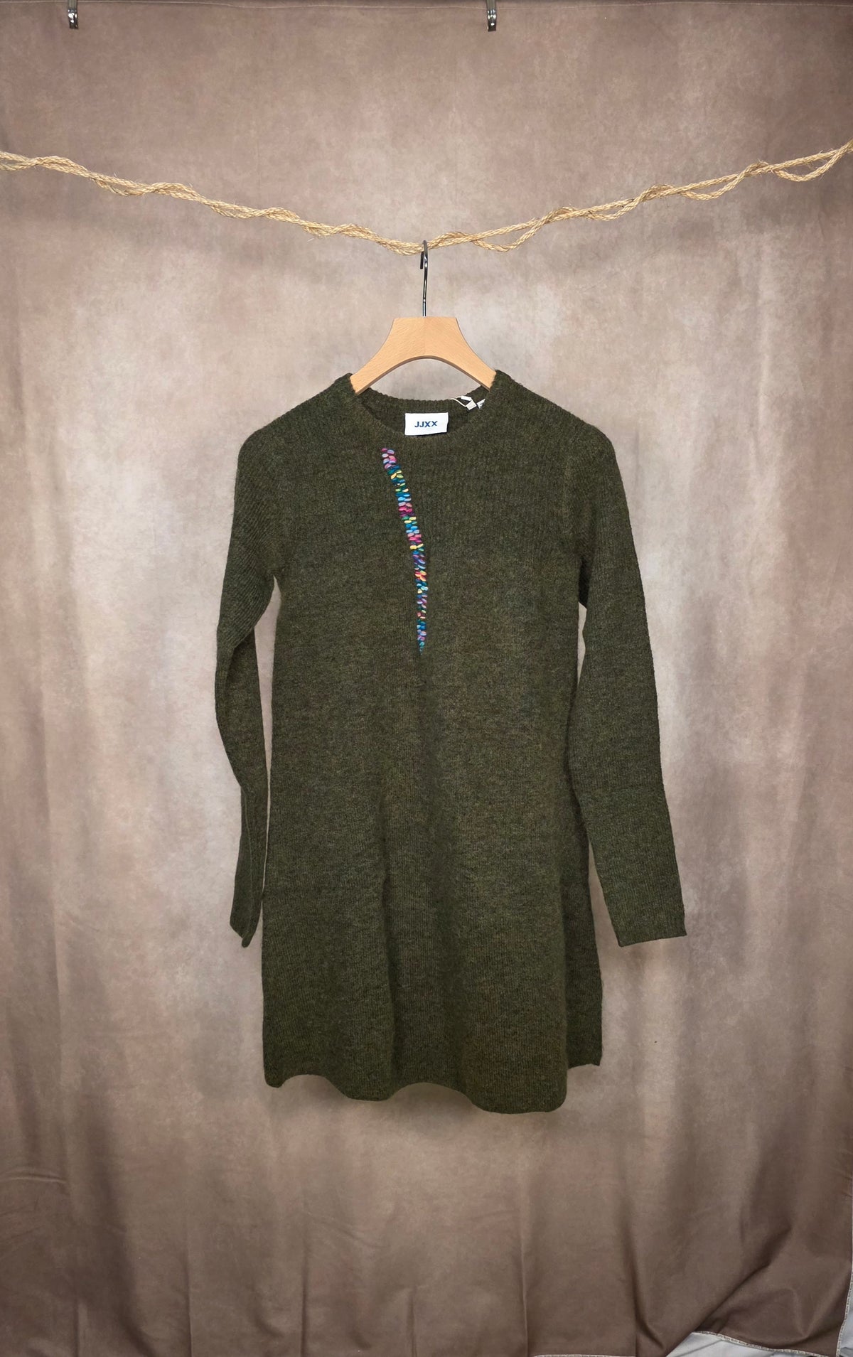Abito mini in maglia