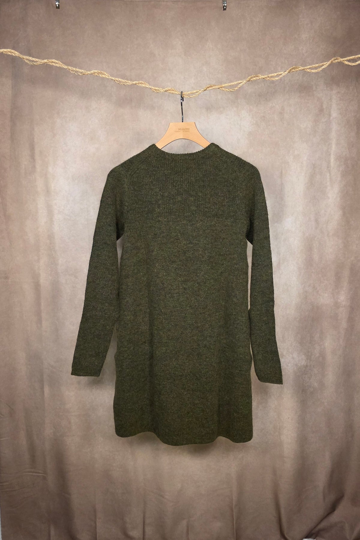 Abito mini in maglia
