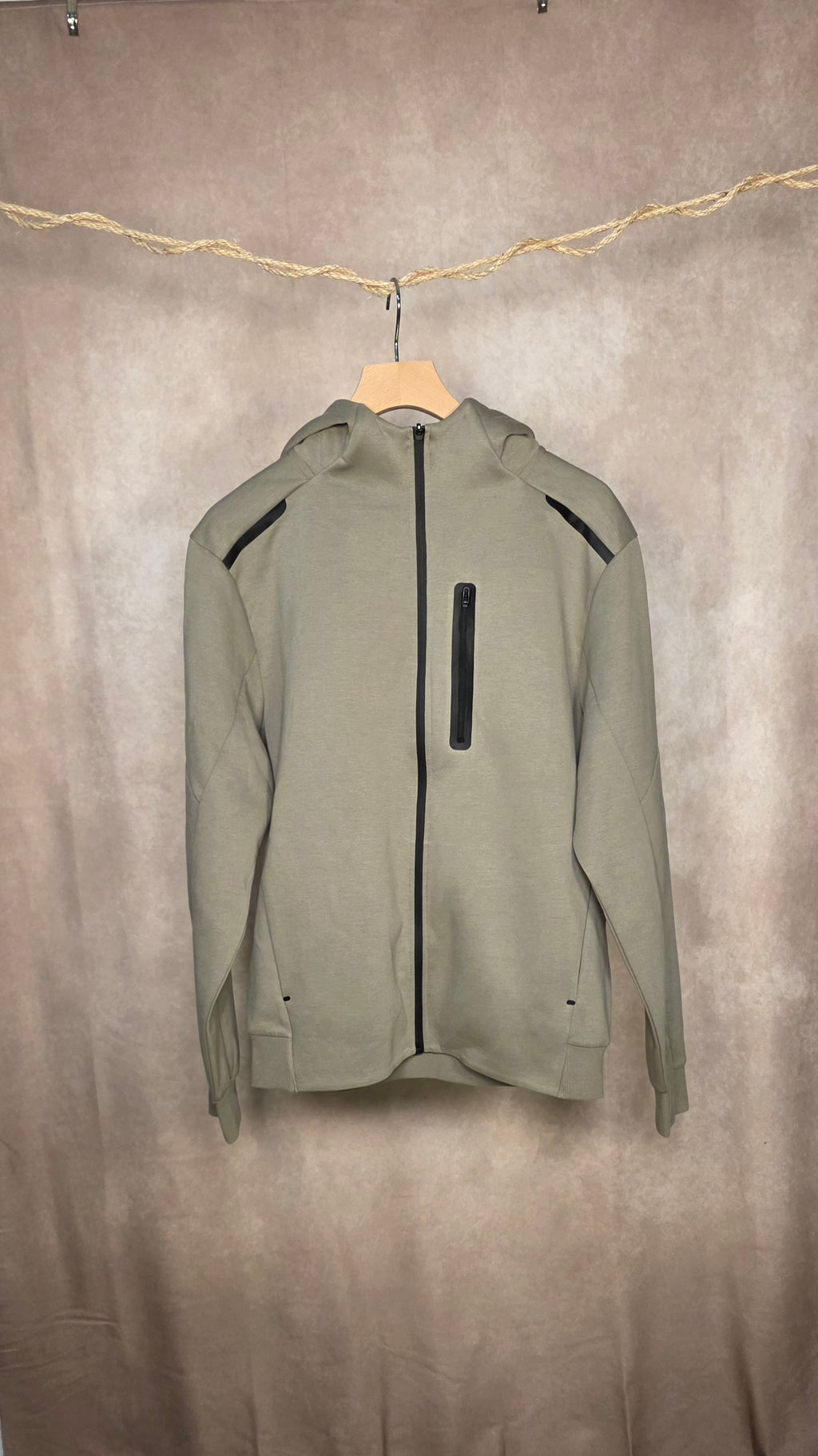 Felpa full zip hood