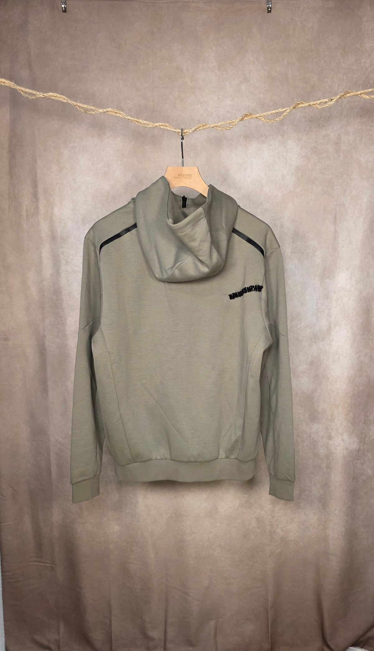 Felpa full zip hood
