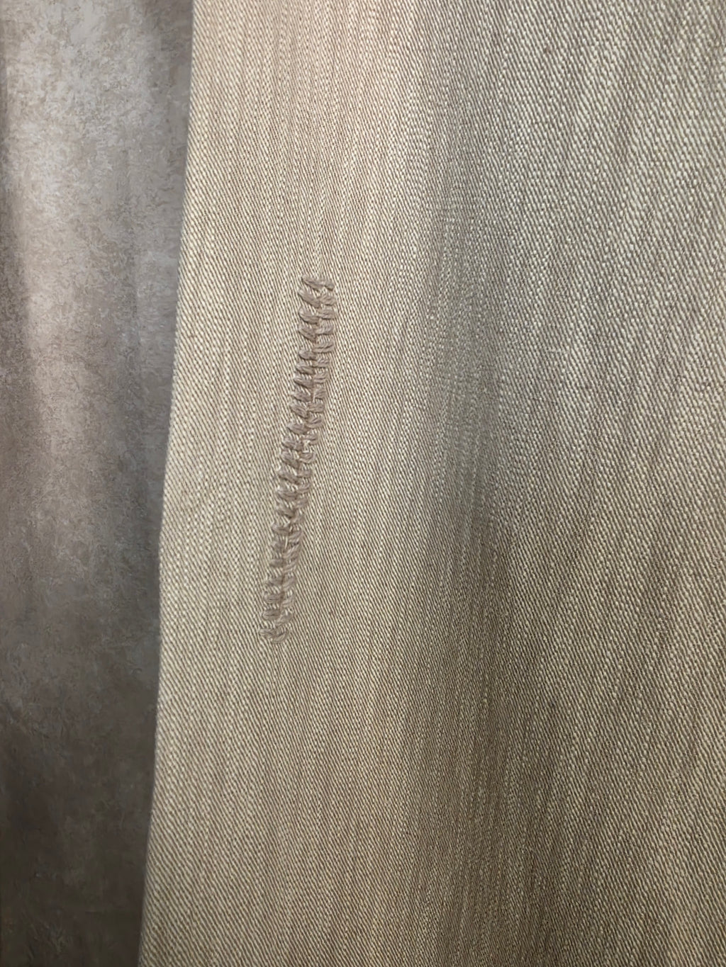 Pantaloni a gamba larga in misto lino