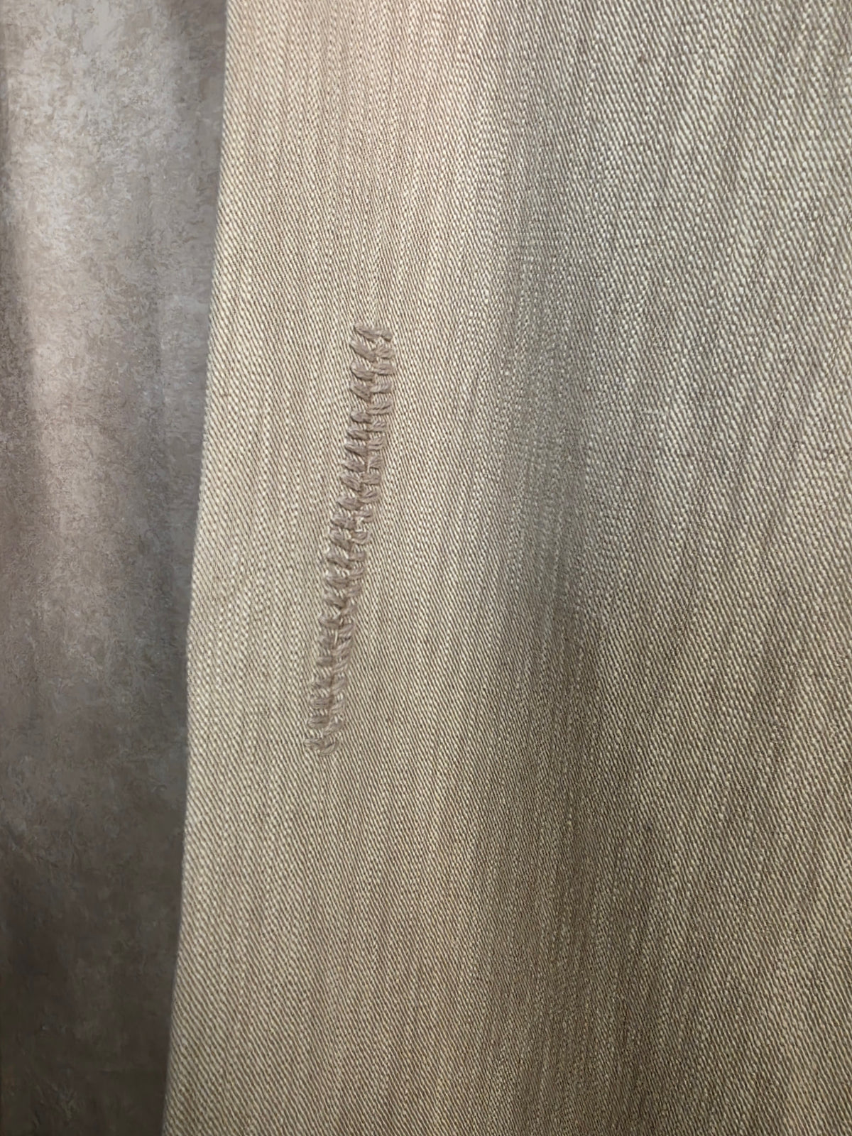 Pantaloni a gamba larga in misto lino