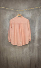Camicia a maniche lunghe con fiocco al collo