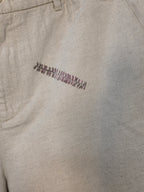 Bermuda loose fit in misto lino