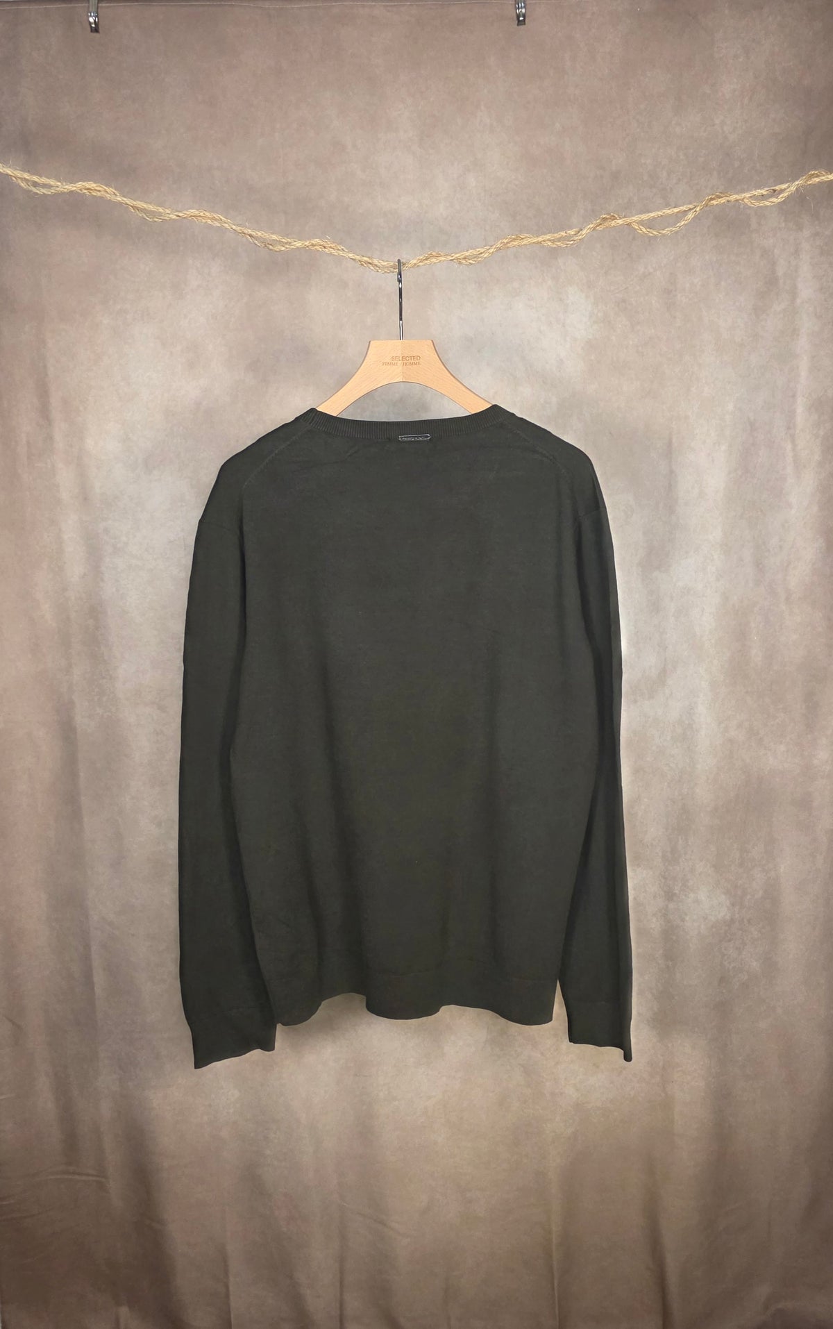 Maglione verde militare di Frankie Morello