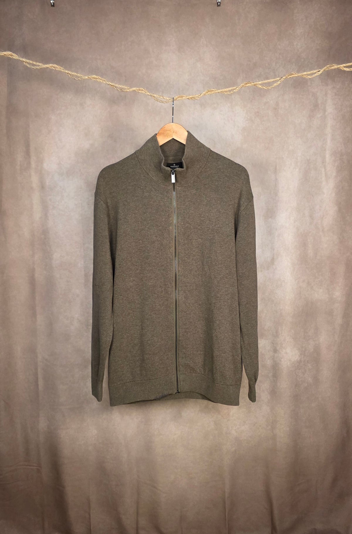 Cardigan in maglia con zip