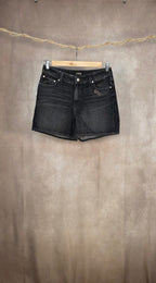 Shorts in denim nero