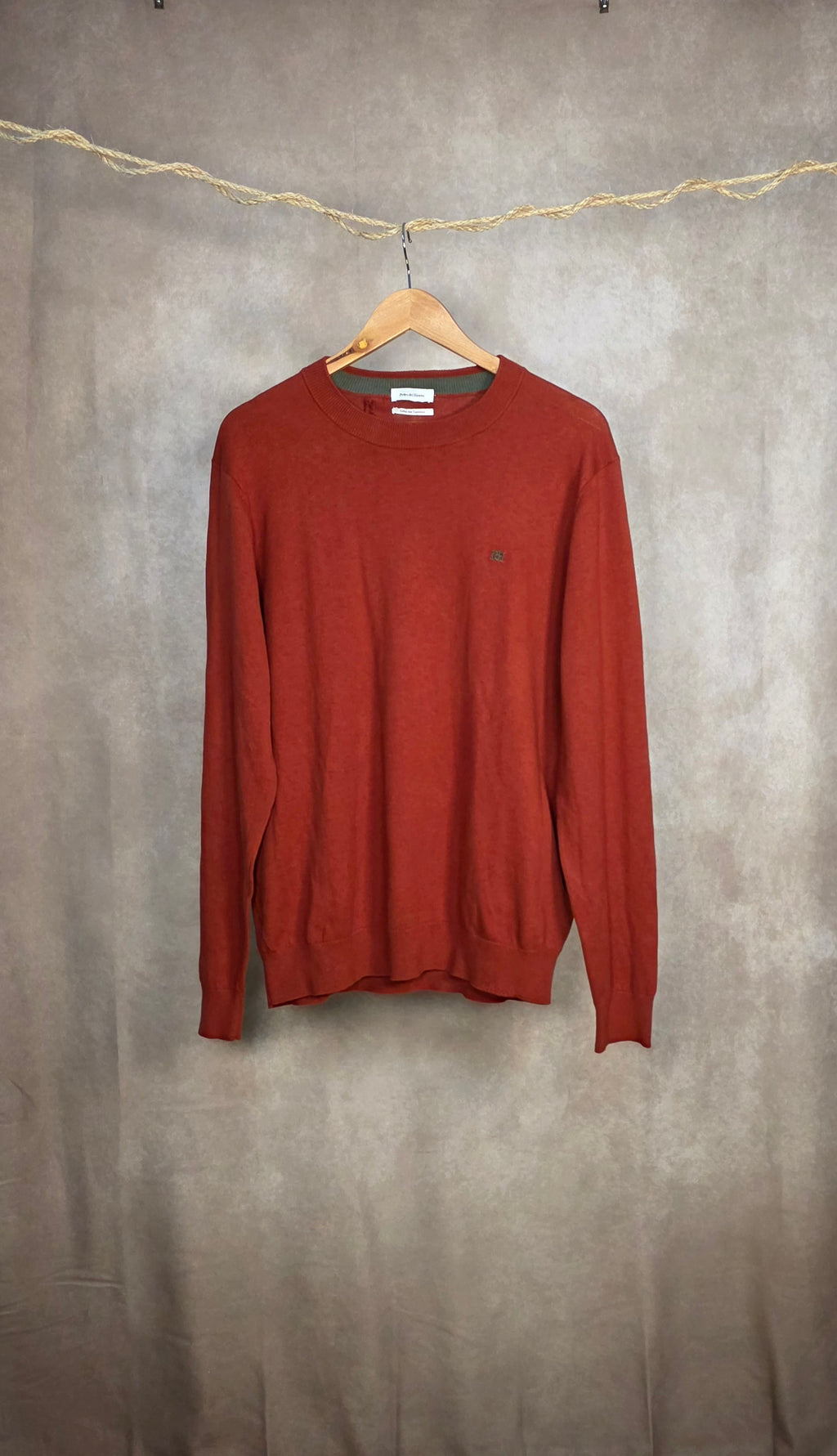 Maglia girocollo in misto cashmere