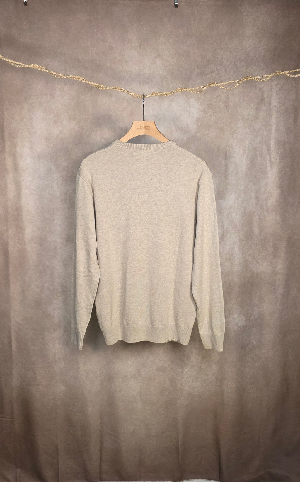 Maglia a scollo a V in cotone