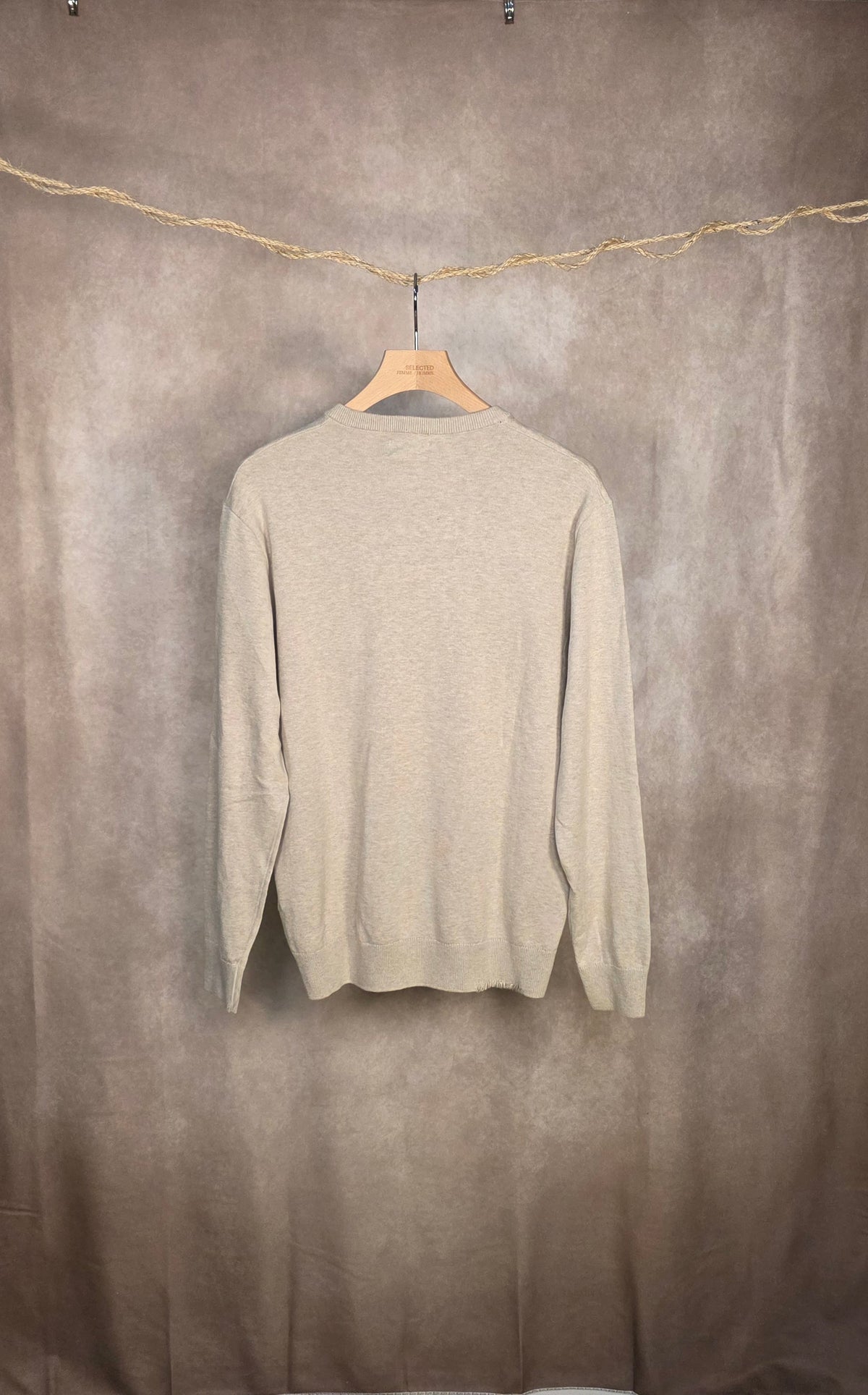 Maglia a scollo a V in cotone