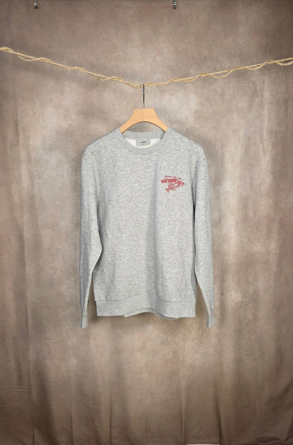 Felpa girocollo relaxed fit