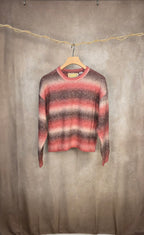 Maglia a righe sfumate