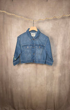 Giacca jeans cropped