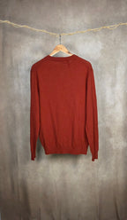 Maglia girocollo in misto cashmere
