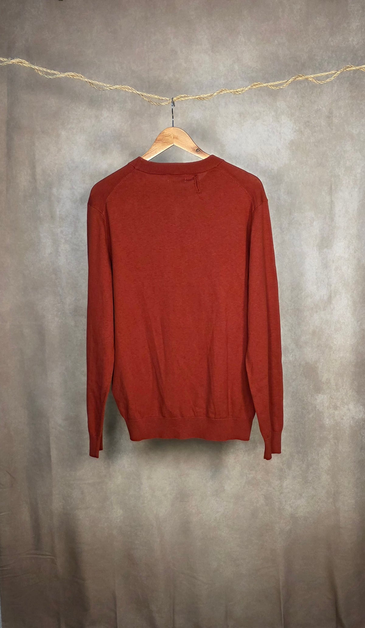 Maglia girocollo in misto cashmere