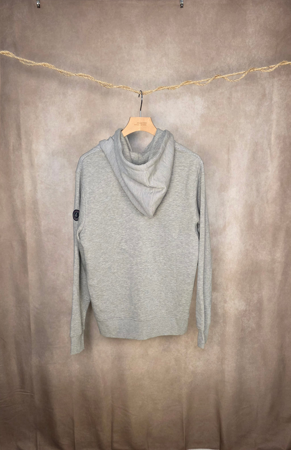 Felpa con cappuccio e zip