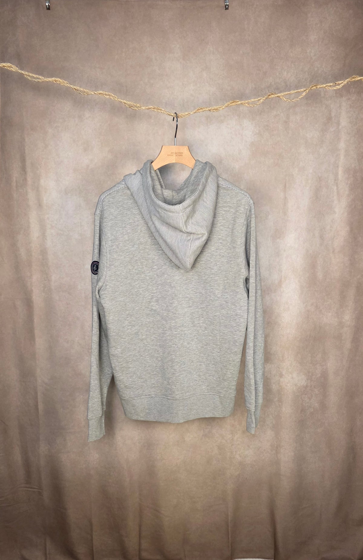 Felpa con cappuccio e zip