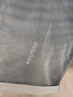 Shorts di jeans grigio relaxed fit