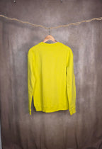 Felpa giallo oversize Frankie Morello