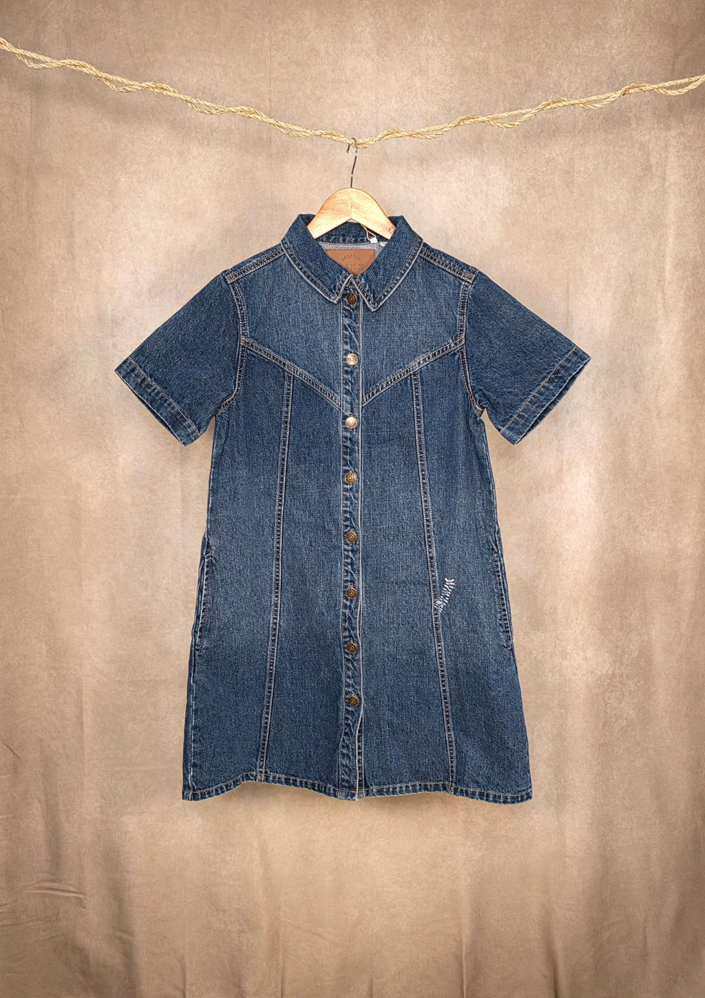 Chemisier A-line in denim