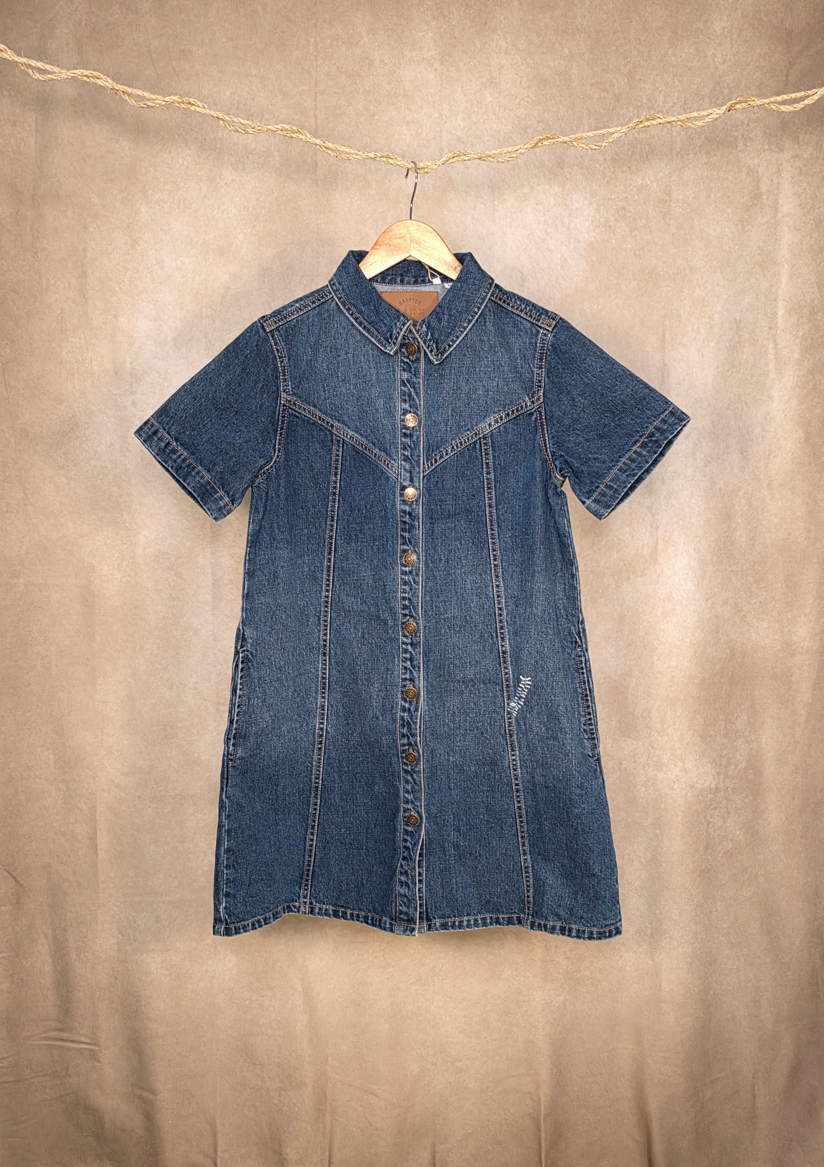 Chemisier A-line in denim