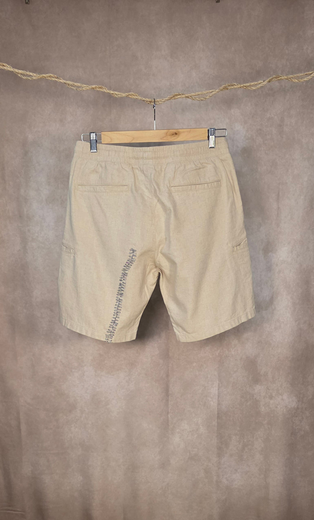 Bermuda relaxed fit in misto lino