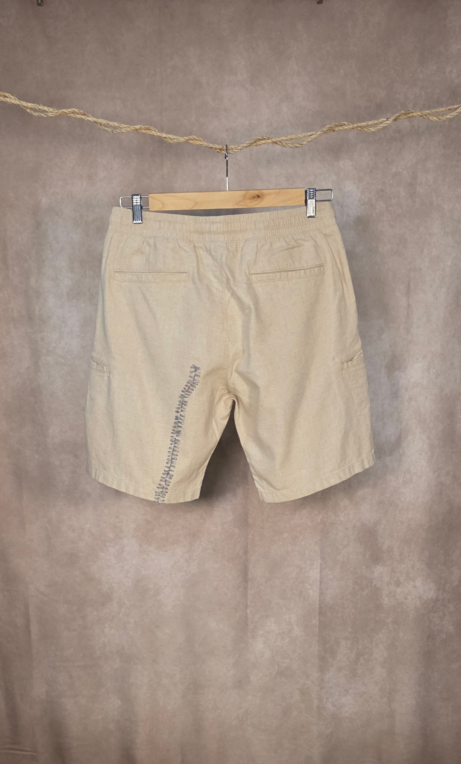 Bermuda relaxed fit in misto lino