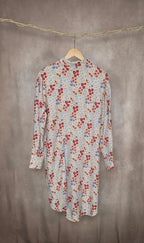 Camicia tunica a stampa floreale