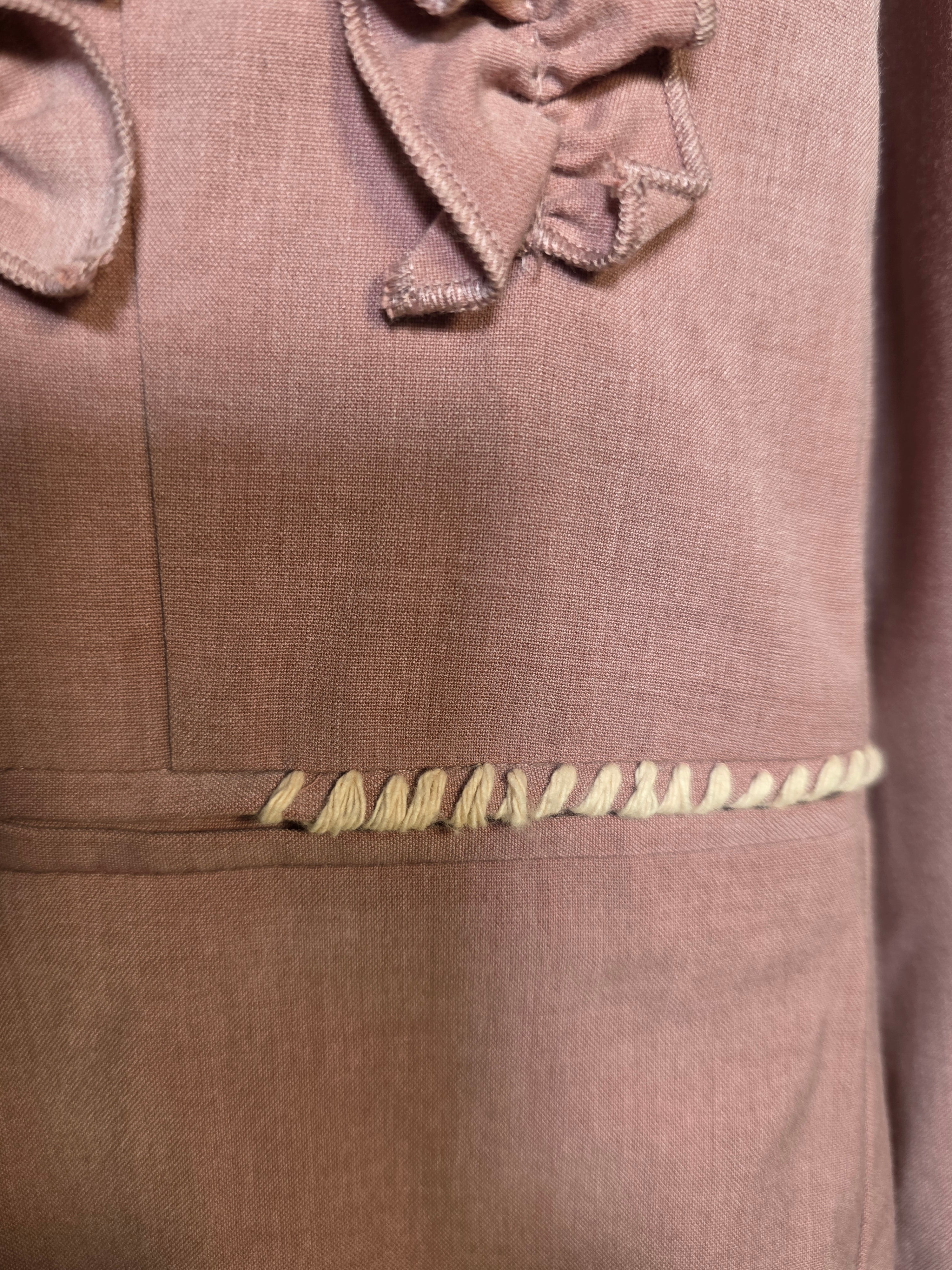 Blazer con lavorazioni frontali