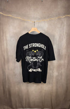 T-shirt nera relaxed fit