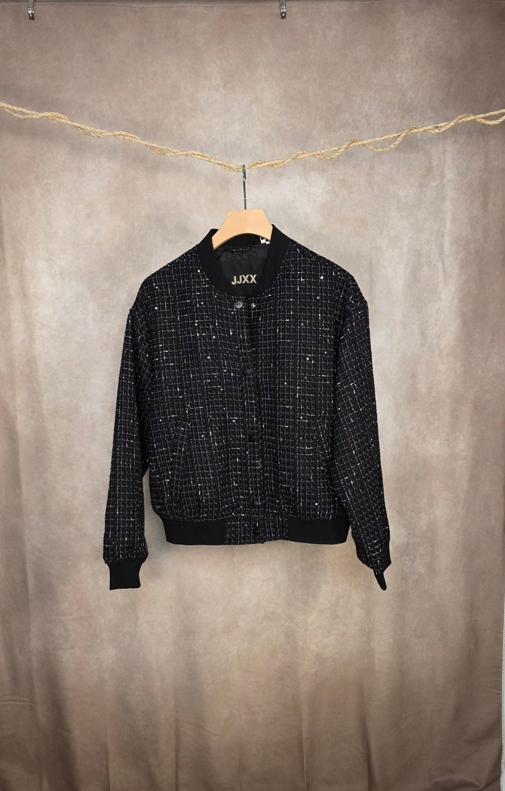 Giacca tweed bomber
