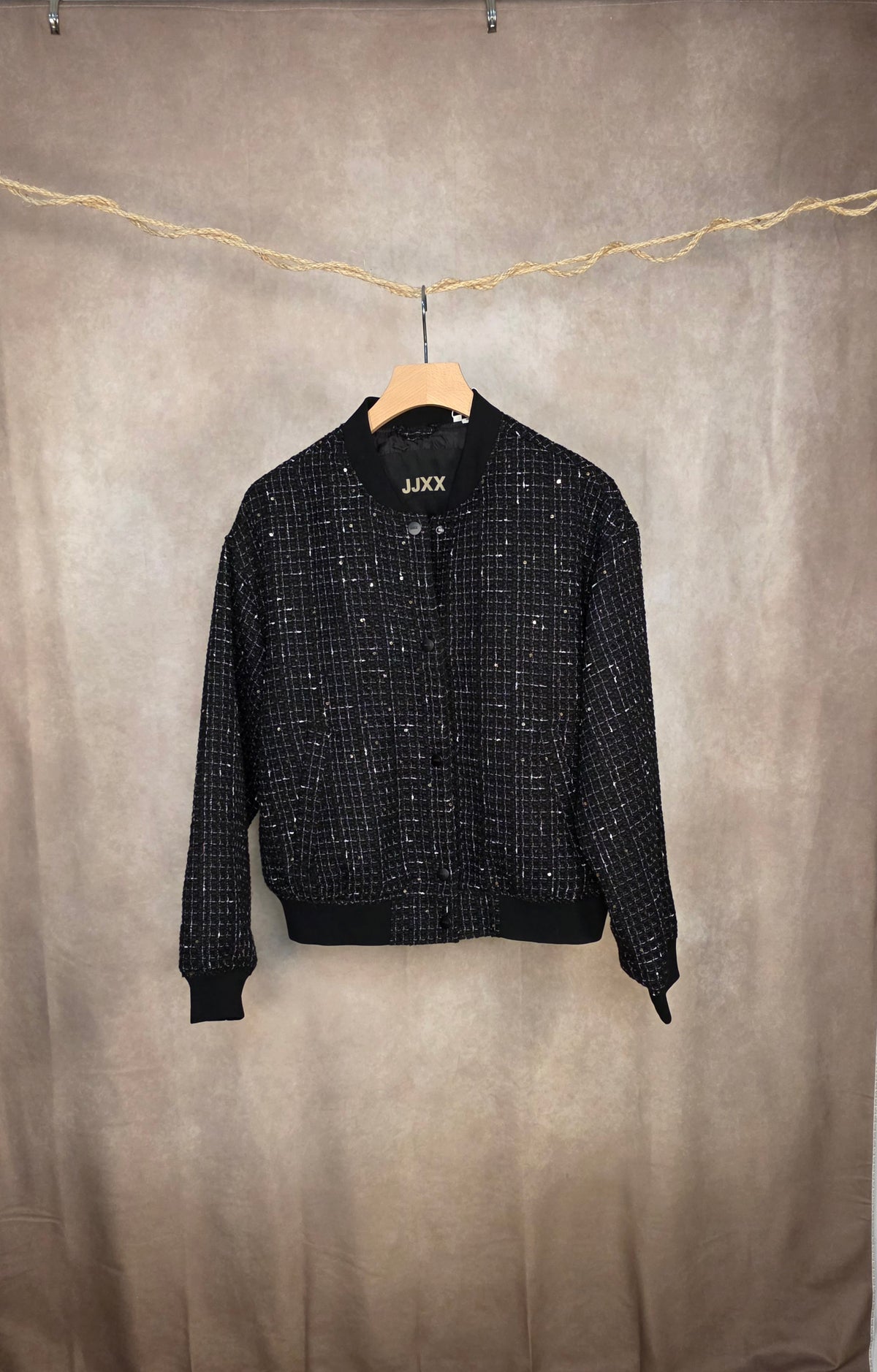 Giacca tweed bomber