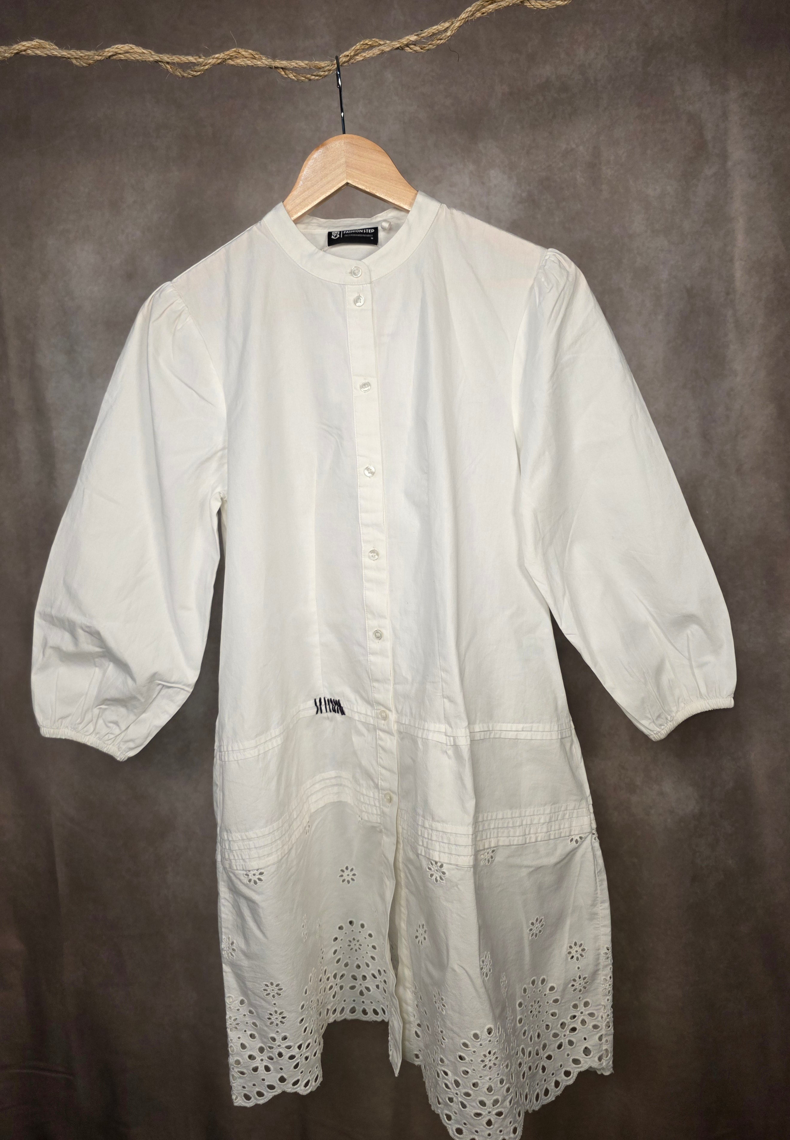 Vestito camicia bianca