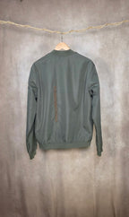 Giacca bomber leggera verde salvia
