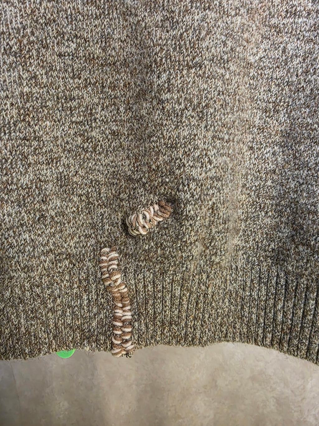 Maglia girocollo morbida in misto lana