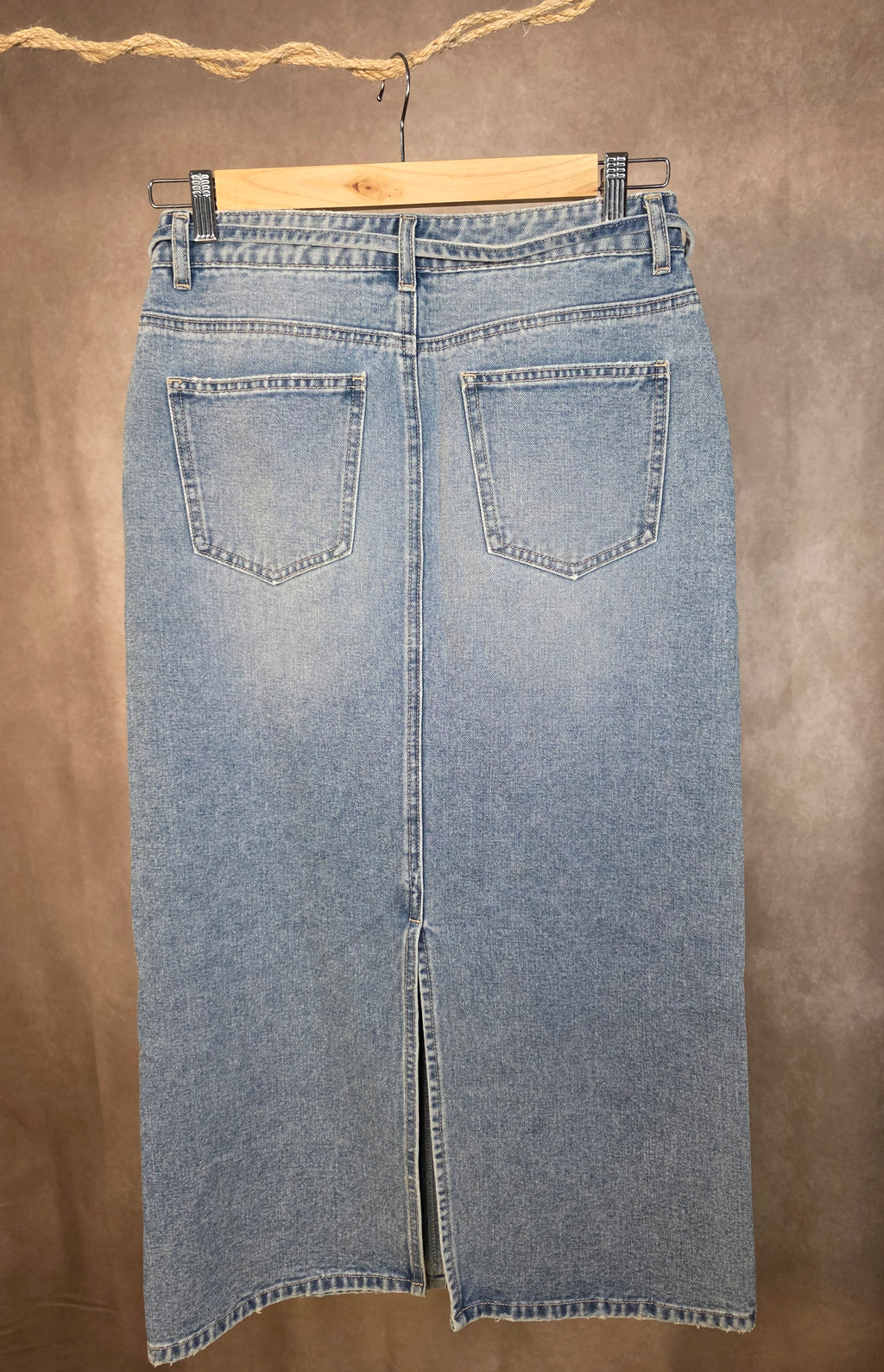 Gonna denim lunga