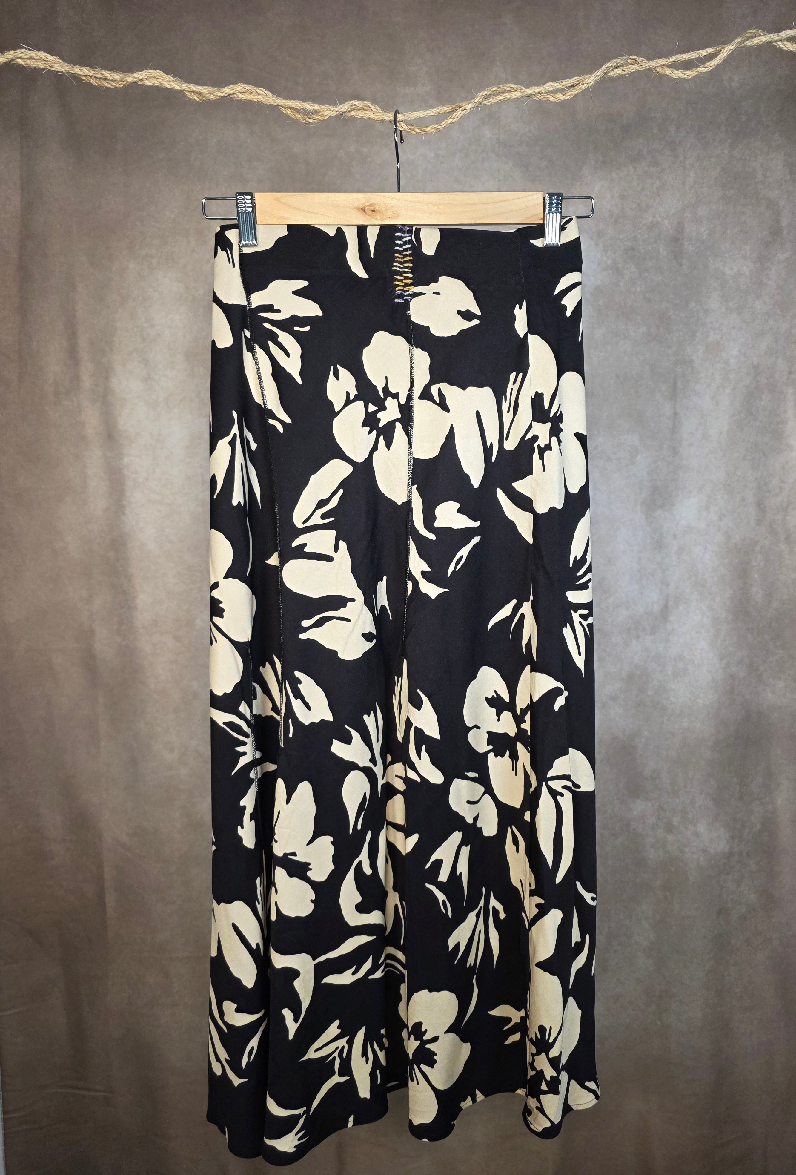 Gonna lunga motivo floreale