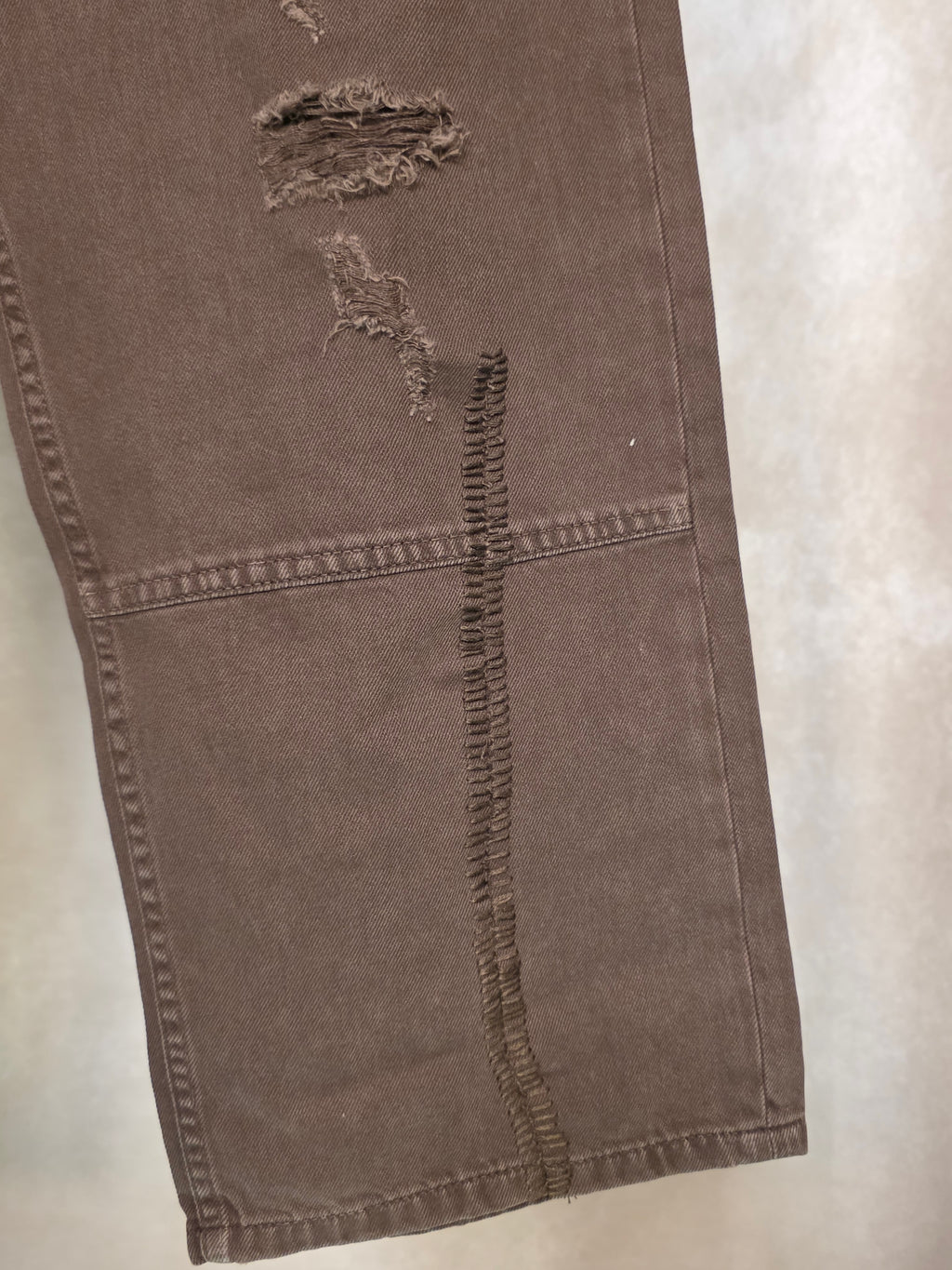 Jeans marroni relaxed fit