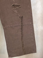 Jeans marroni relaxed fit