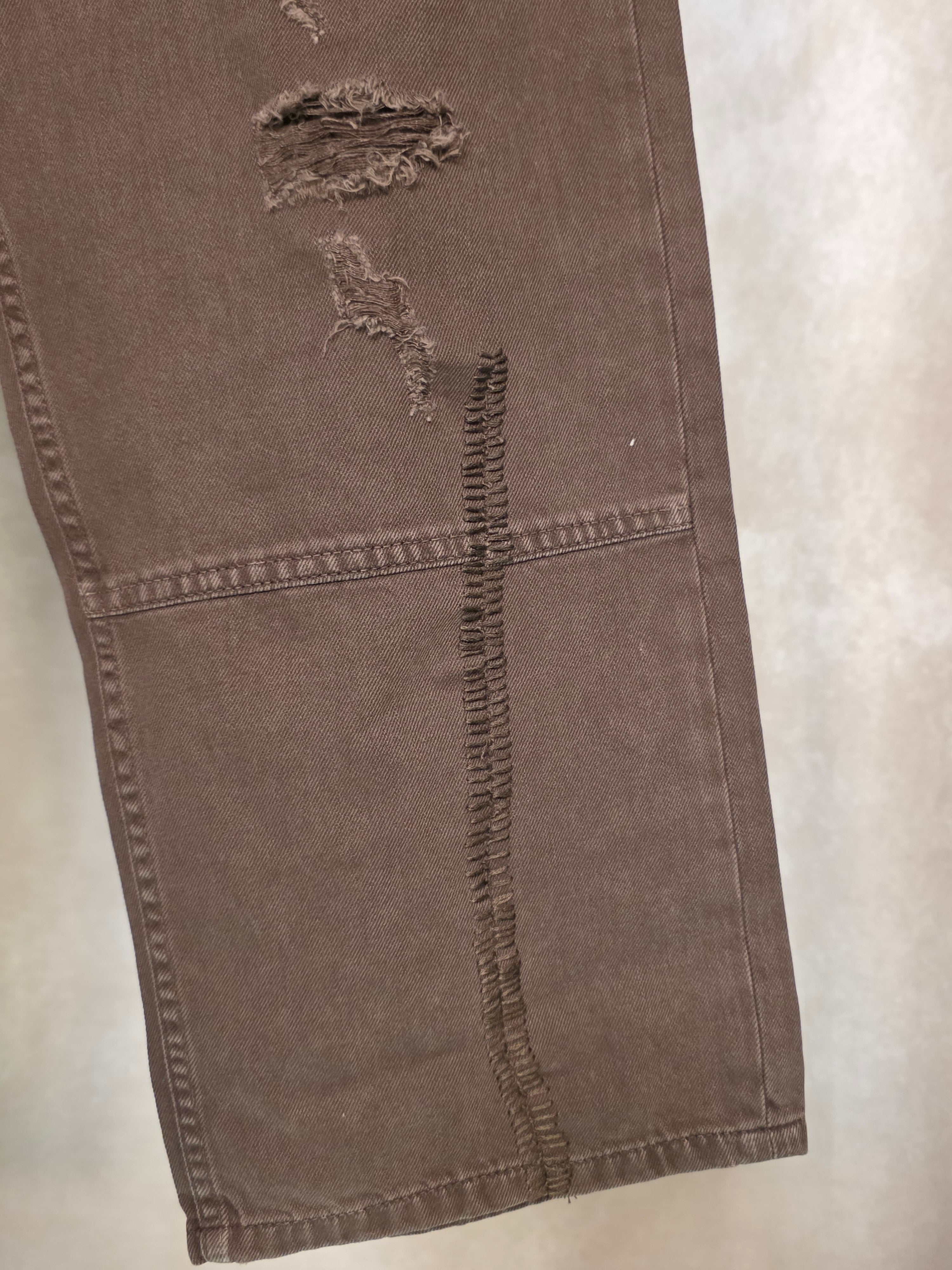 Jeans marroni relaxed fit